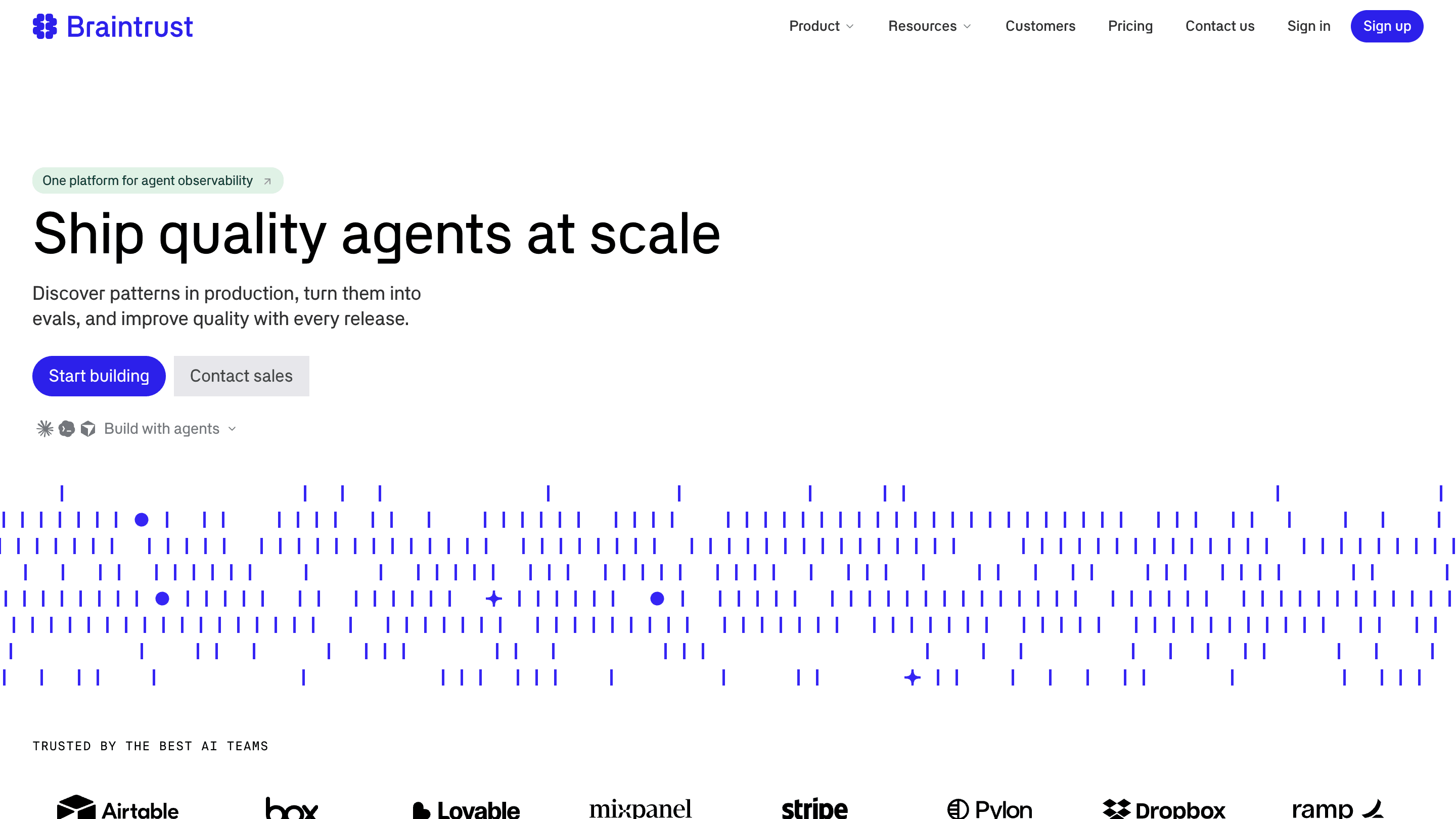 Braintrust - Ship quality agents at scale
