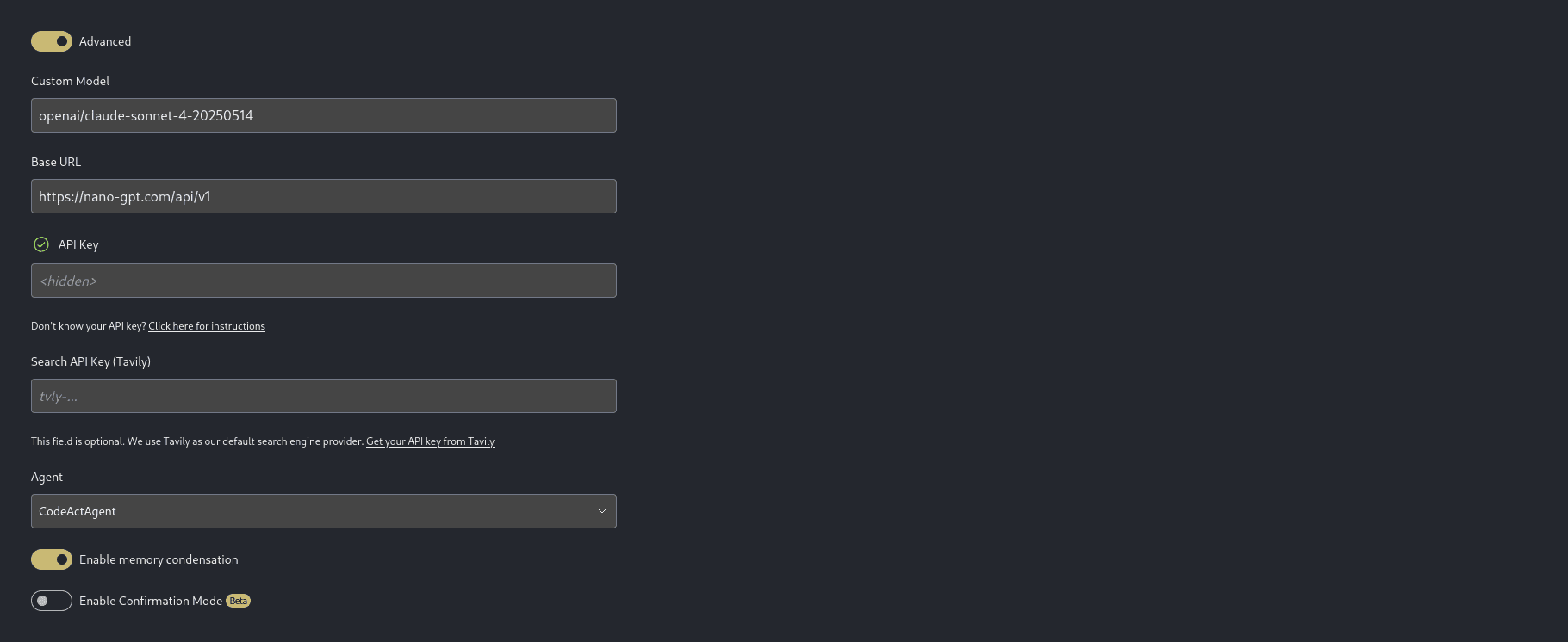 Using OpenHands with NanoGPT
