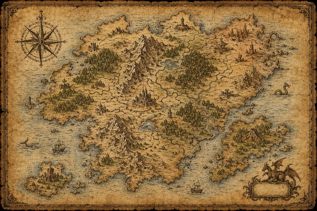 Fantasy Map Parchment preview