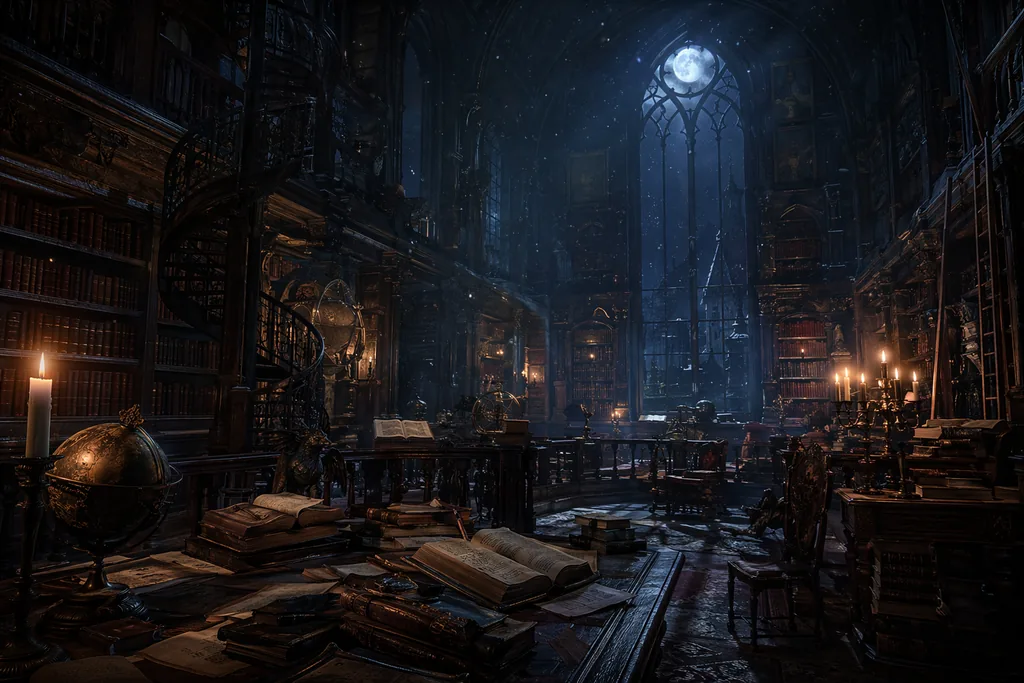 Haunted Library Interior preview