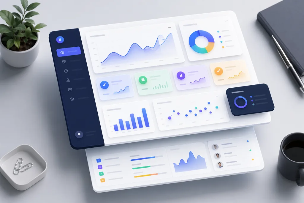 Isometric App Dashboard preview