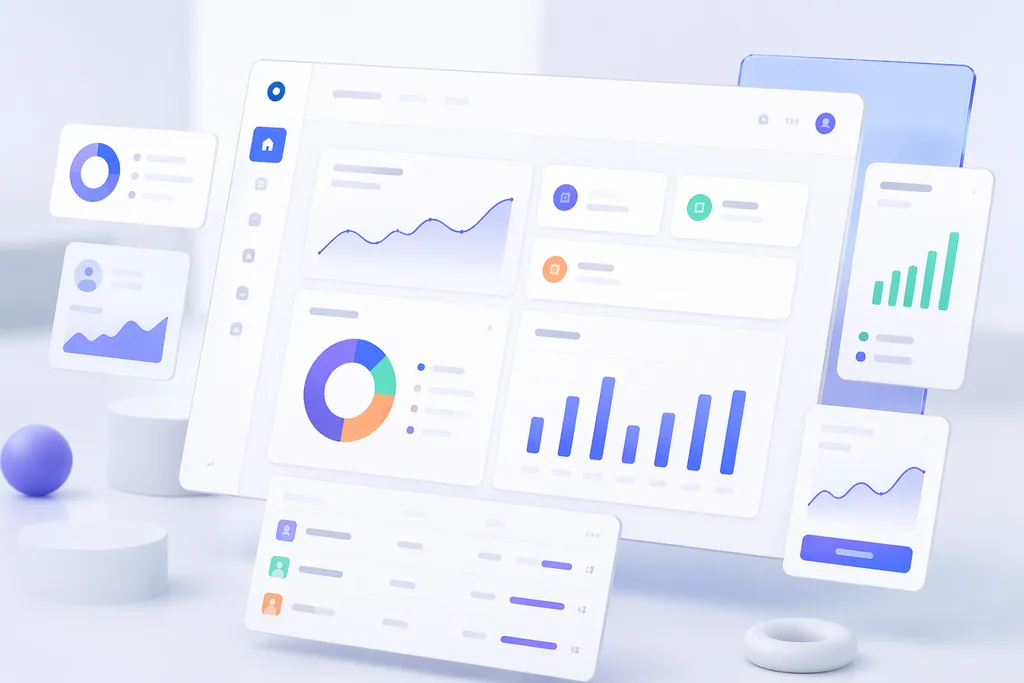 Minimal SaaS Dashboard Hero preview