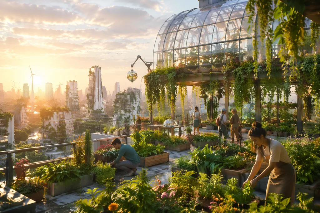Solarpunk Rooftop Garden preview