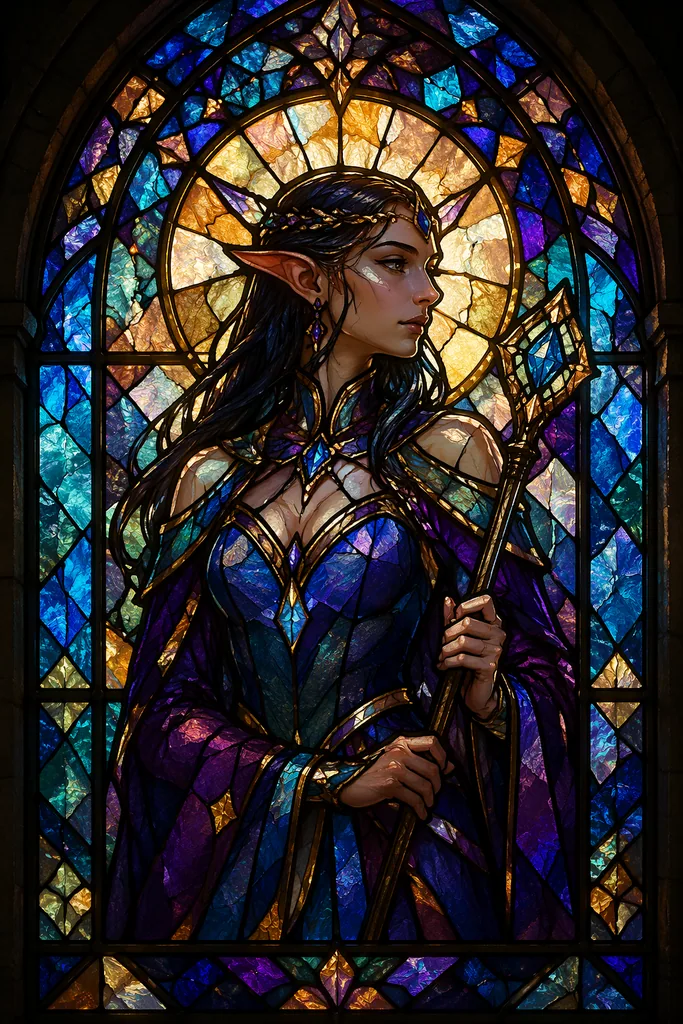 Stained Glass Character Portrait preview
