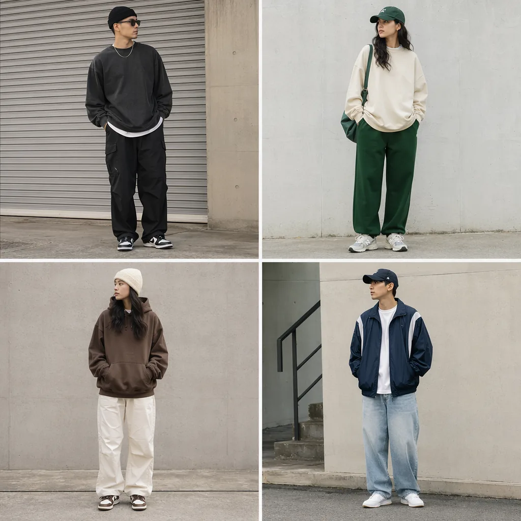 Streetwear Lookbook Grid preview